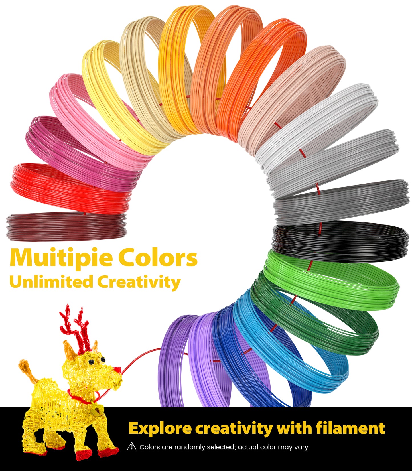 3D Pen Filament Refills 20 Colors