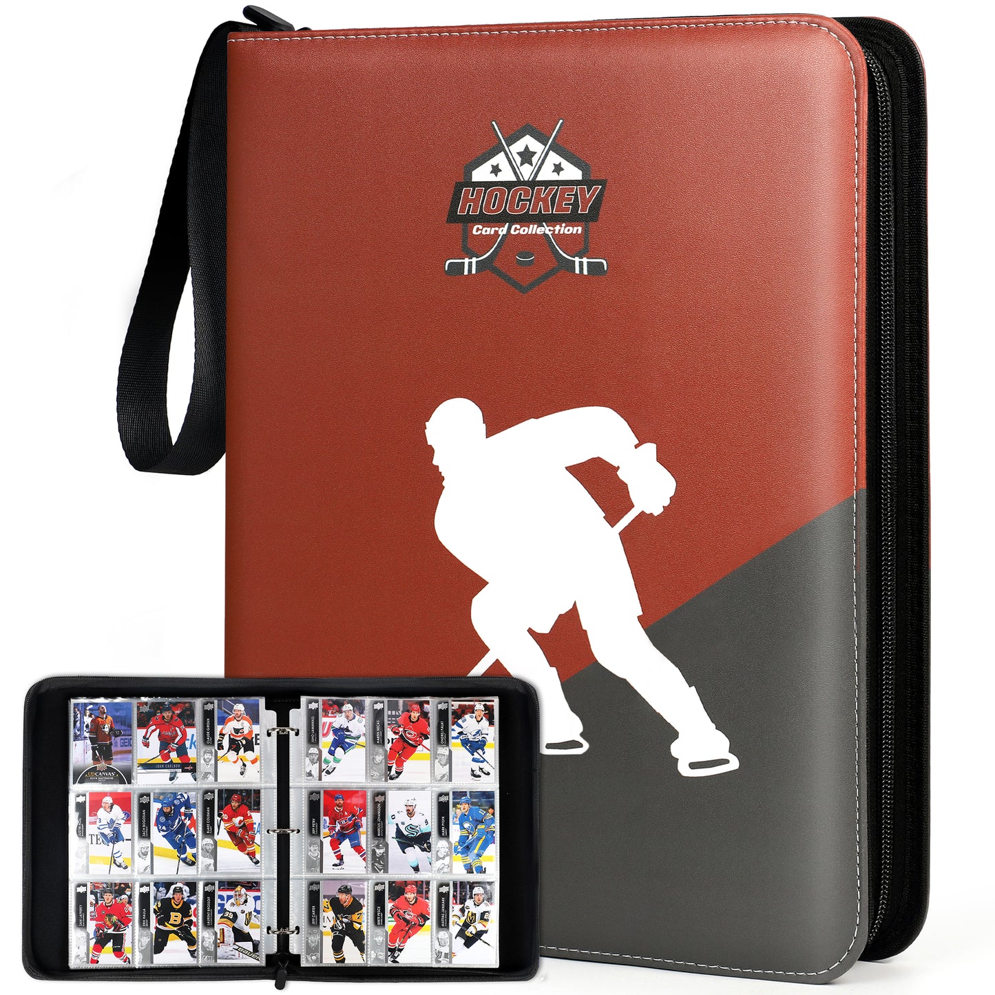 Hockey Card Binder with Sleeves