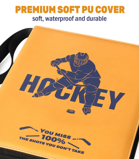 Hockey Card Binder with Sleeves, 900 Pockets