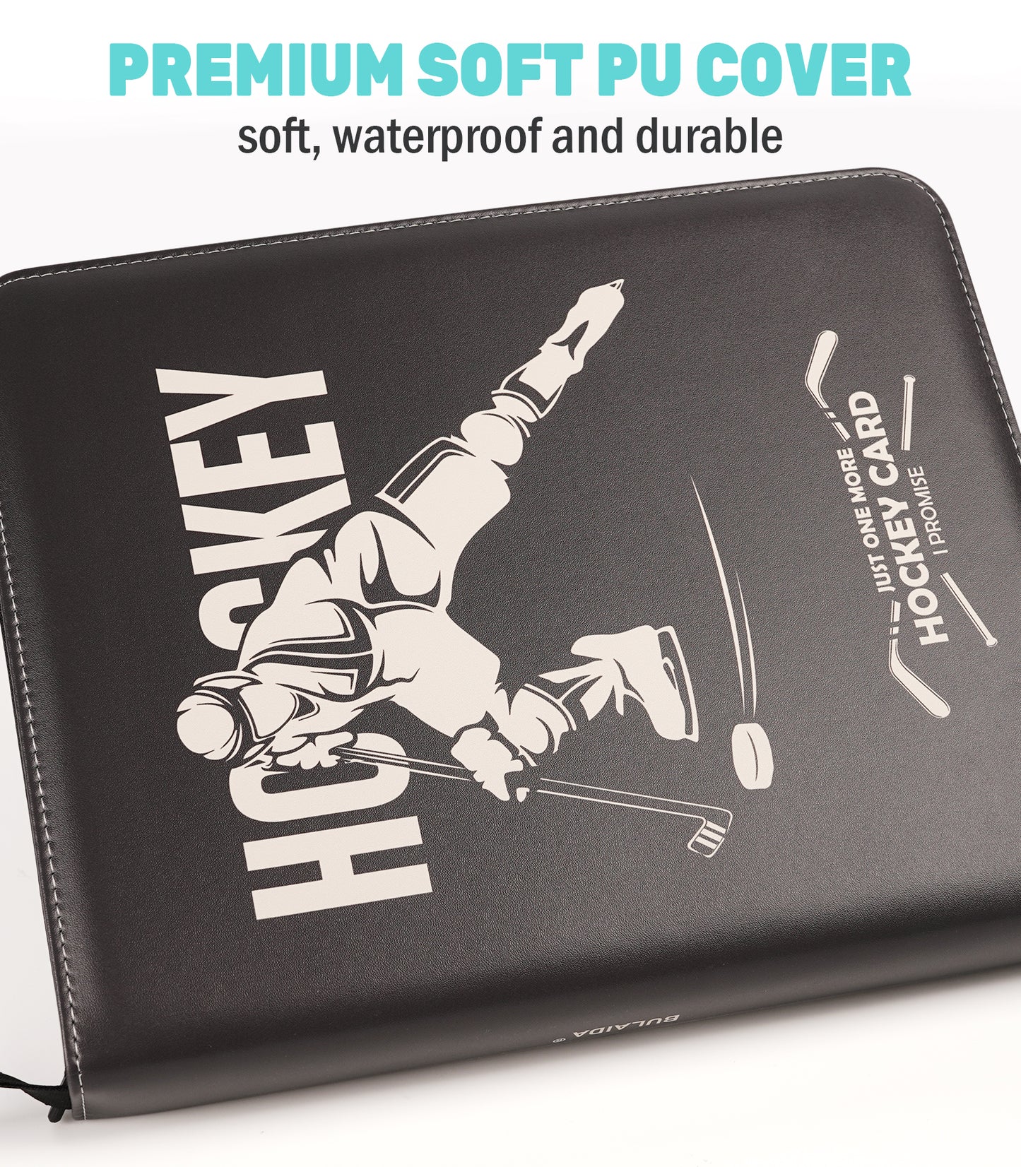 Hockey Card Binder with Sleeves, 900 Pockets