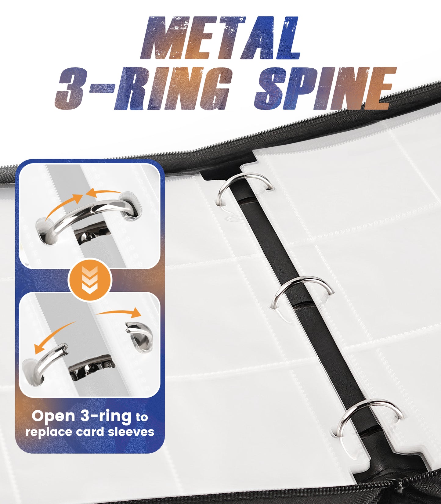 Hockey Card Binder with Sleeves