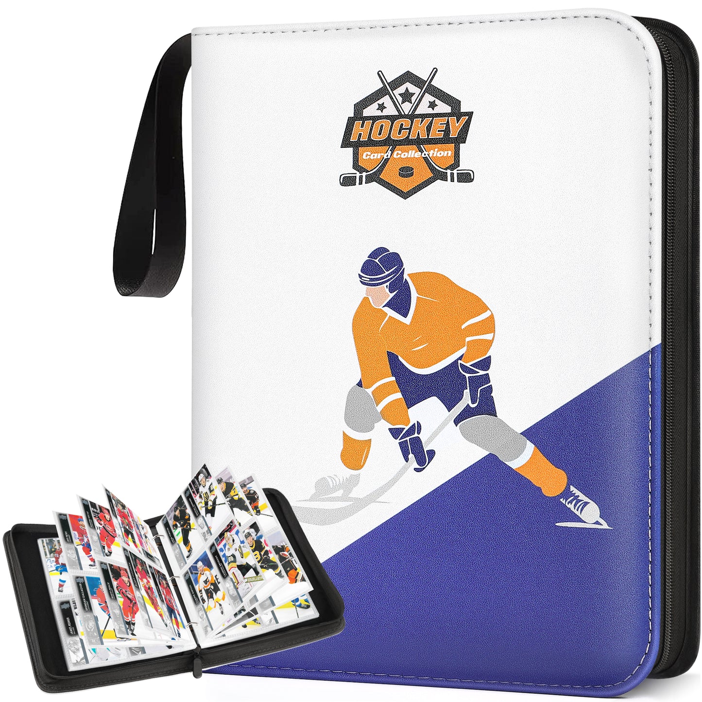 Hockey Card Binder with Sleeves