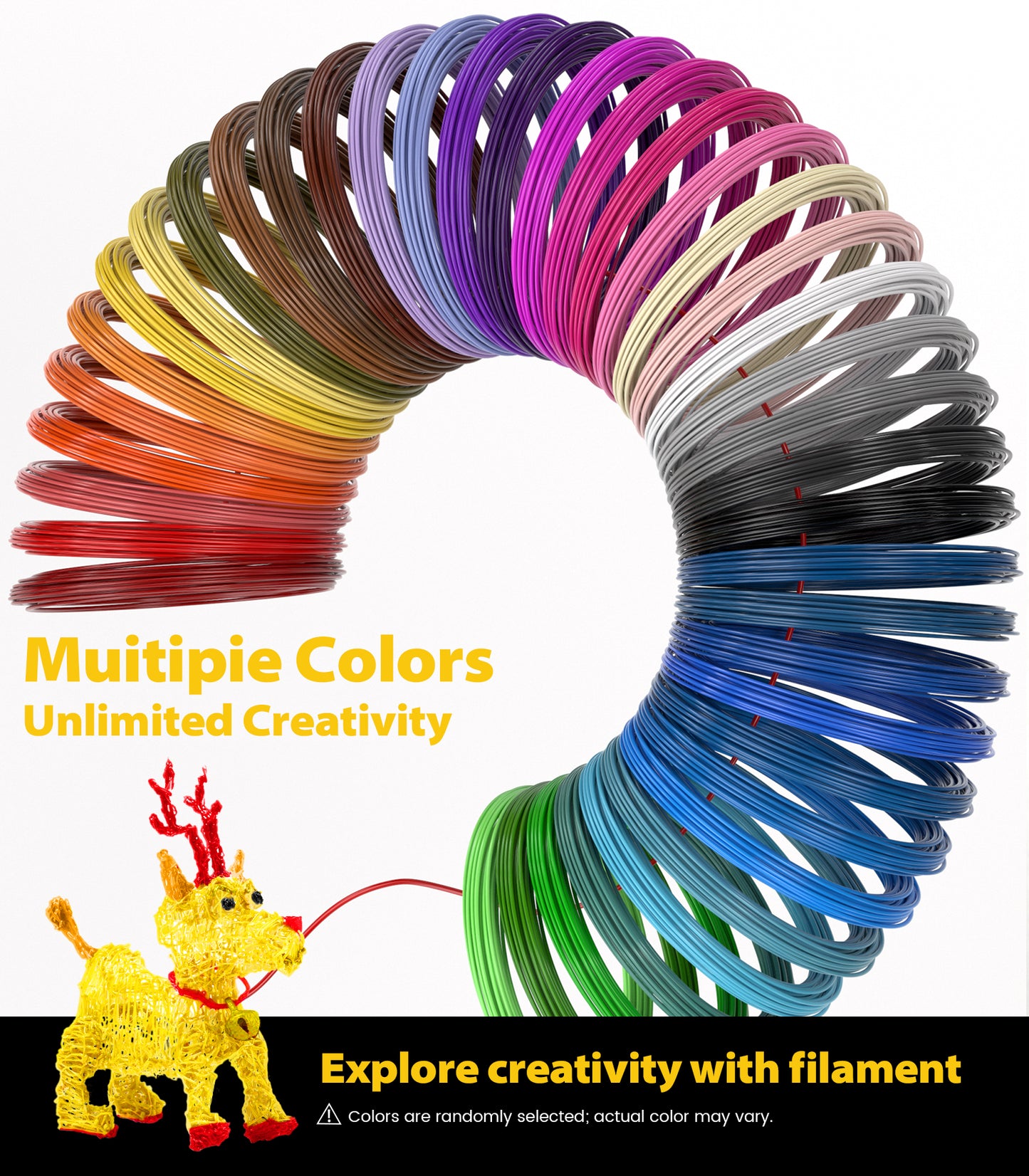 3D Pen Filament Refills 40 Colors