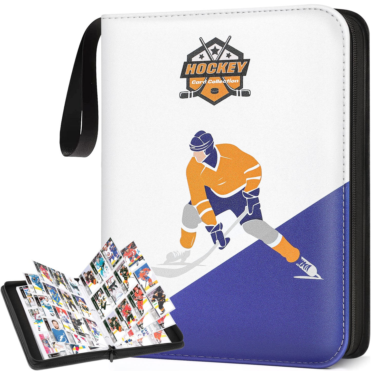 Hockey Card Binder with Sleeves